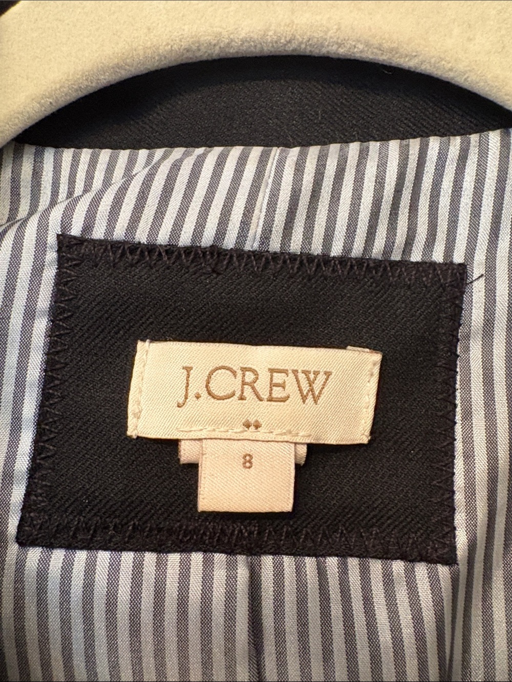 J. Crew Black Tailored Blazer with Gold Buttons - Picture 2 of 8